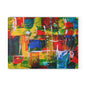 Vibrant Abstract Glass Cutting Board, Modern Kitchen Decor, Colorful Kitchenware, Unique Housewarming Gift, Artisanal Cooking