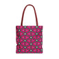 Vibrant Geometric Tote Bag, Trendy Shopping Tote, Cute Carry-All