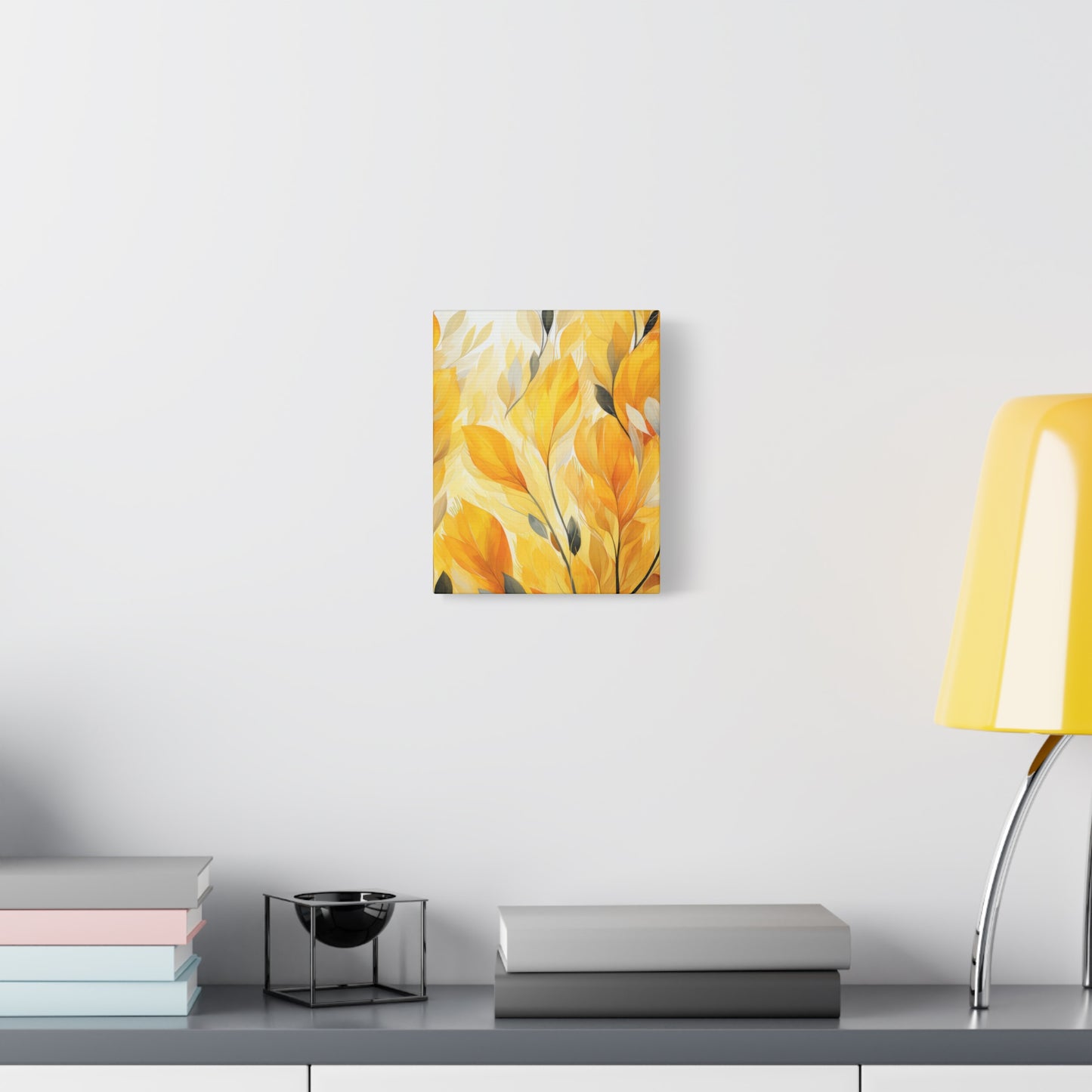 Gorgeous Yellow Matte Canvas Art Print, Stretched, 1.25"