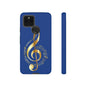 Tough Cases Blue and Gold Musical Note