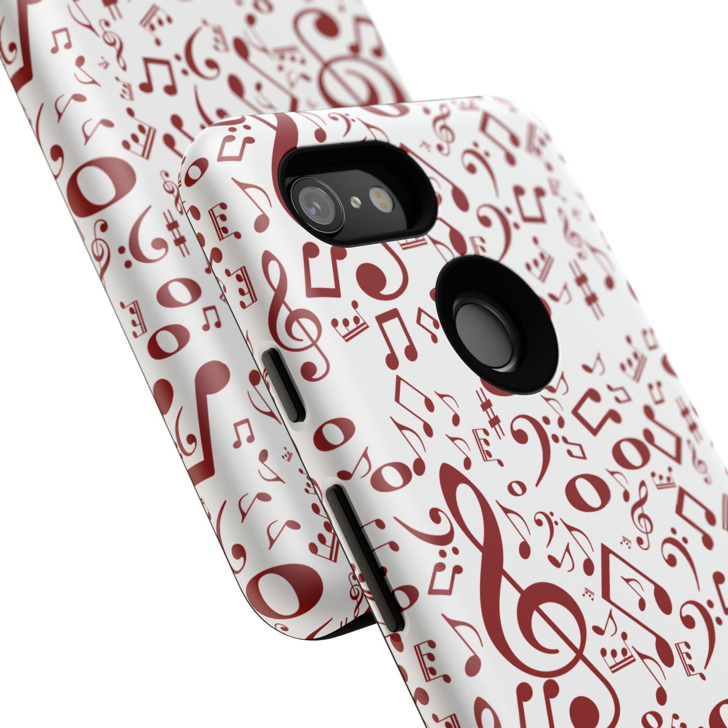 Musical Note Phone Case, Tough iPhone Cover, Gift for Musicians, Customizable, Music Lover's Accessory, Durable Phone Protection