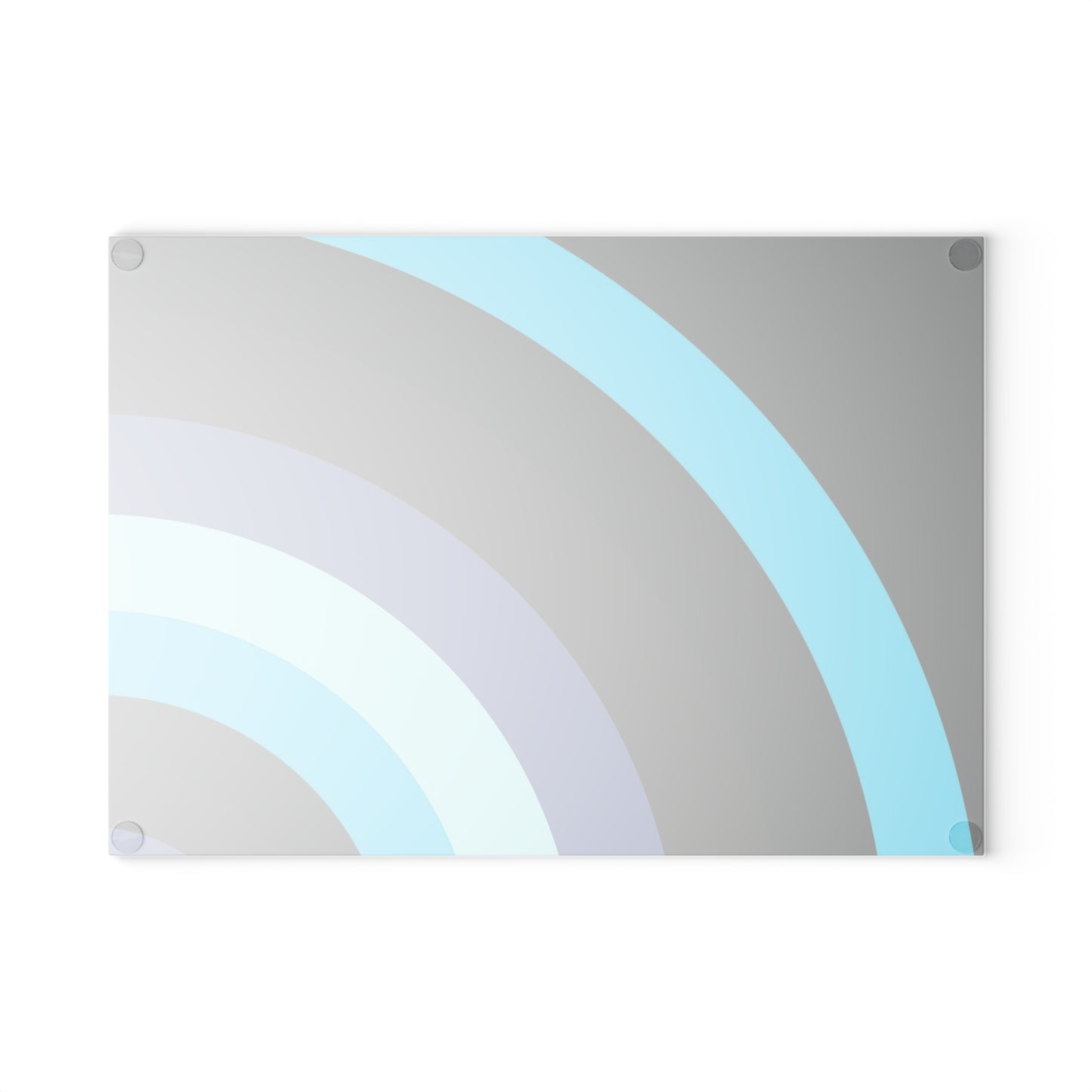 Modern Glass Cutting Board with Cool Geometric Design, Kitchen Decor, Unique Gift, Charcuterie Board, Home and Living