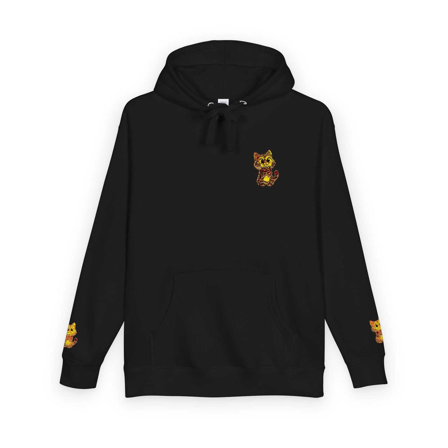 Cozy Fleece Hoodie with Cute Animal Design, Unisex Sweatshirt for Casual Outings, Gifts for Animal Lovers, Perfect for Fall and Winter