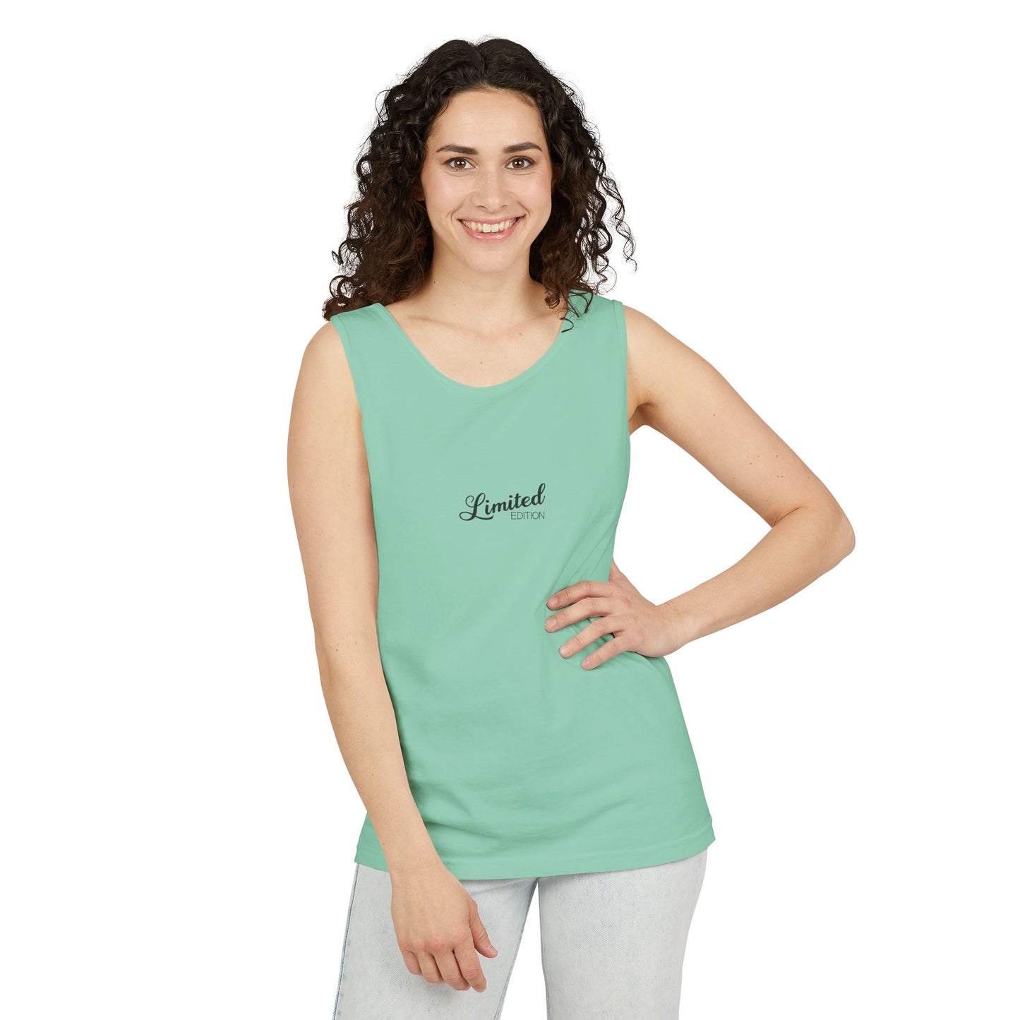 Limited Edition Unisex Garment-Dyed Tank Top, Summer Fashion, Beachwear, Gift for Him & Her, Casual Style, Relaxed Fit