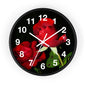 Elegant Floral Wall Clock - Romantic Home Decor, Gift for Her, Bedroom Accent, Anniversary Decoration, Nature Lover's Gift