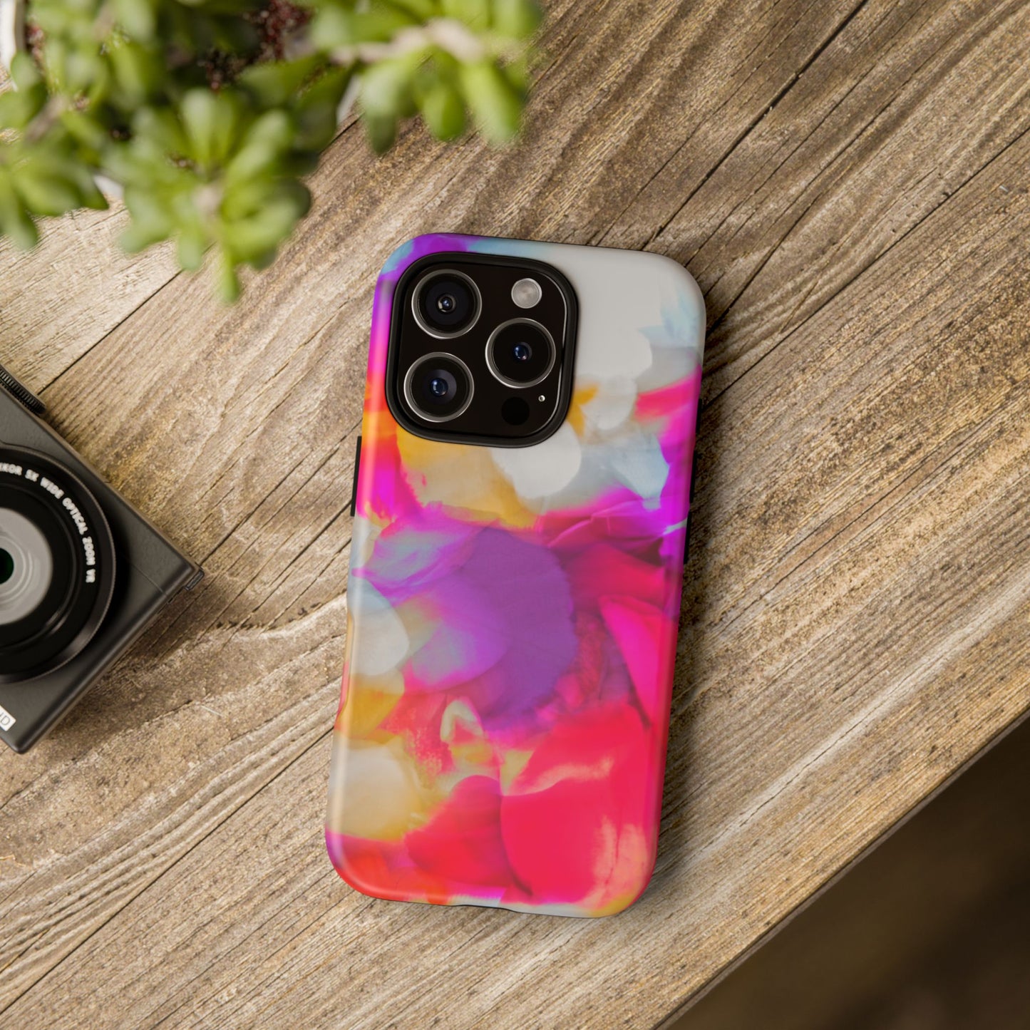 Floral Phone Case: Stylish Art for Your Device, Tough Cases, Gift for Her, Flower Print, Trendy Accessories, Phone Protection
