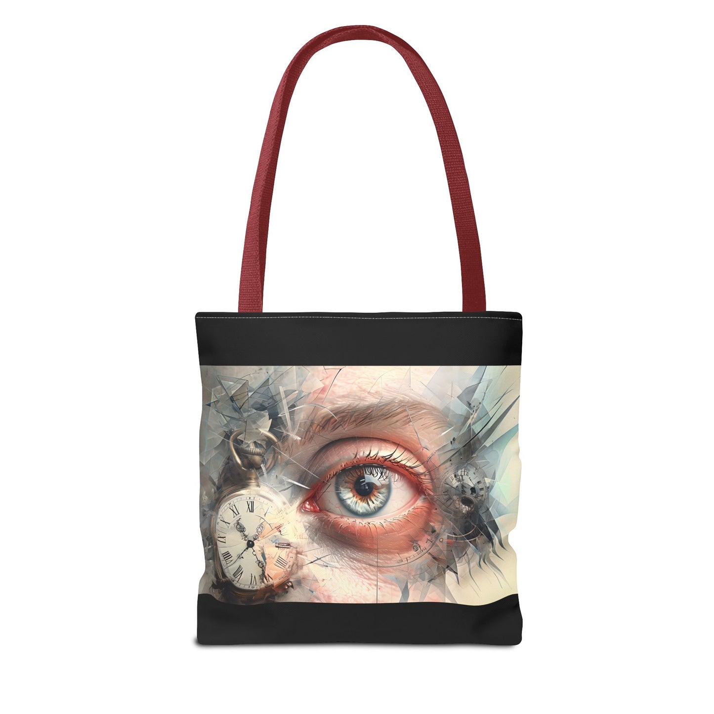 Unique Art Tote Bag - Eye of Time Design