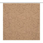 Brown shower curtain