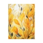 Gorgeous Yellow Matte Canvas Art Print, Stretched, 1.25"