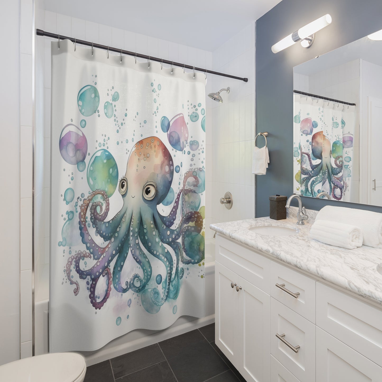 Shower Curtains - Octopus
