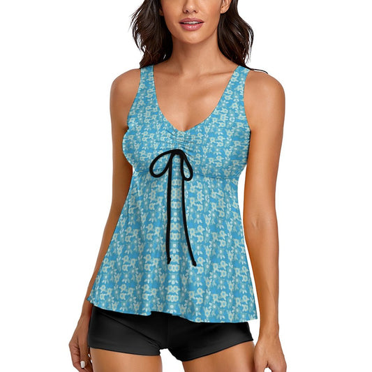 2-Piece Women's Tankini Swimsuit QZ6065
