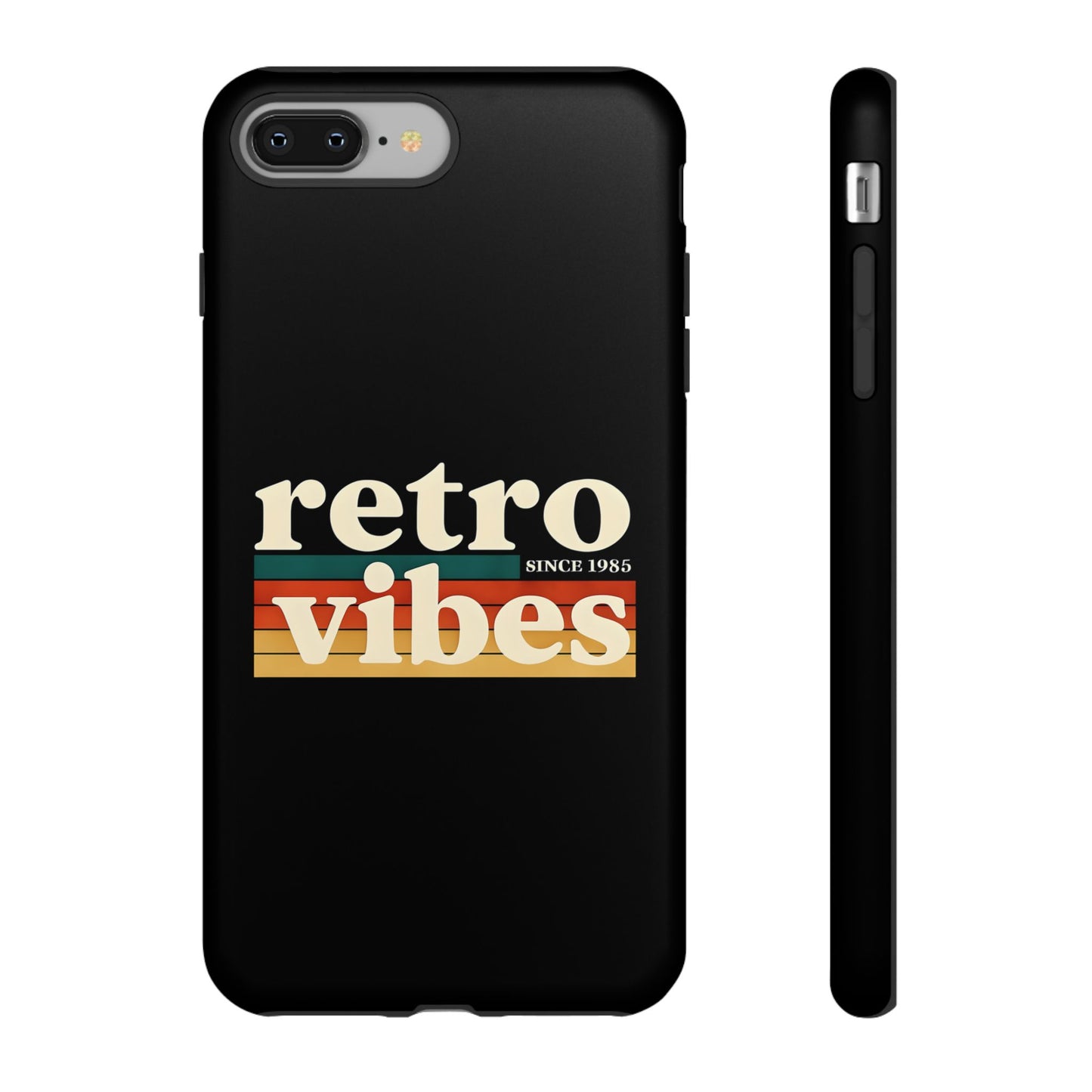 Retro Vibes Phone Case, Tough Phone Cover, Vintage Style Case, Gift for Music Lovers, Retro Aesthetic Accessory
