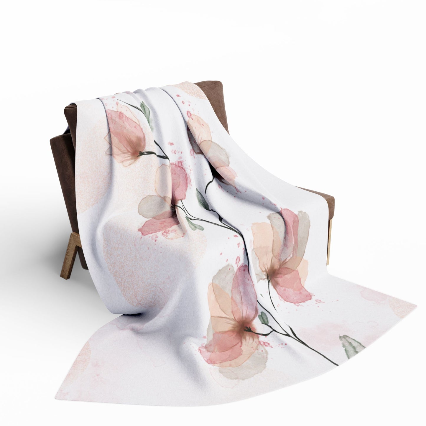 Floral Arctic Fleece Blanket - Cozy Comfort, Home Decor, Gift for Her, Wedding Decor, Blanket for Every Season