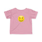 Cute Infant T-Shirt with Smiley Face, Baby Tee, Toddler Clothing, Personalized Gift, Cute Baby Outfit, Summer Wear