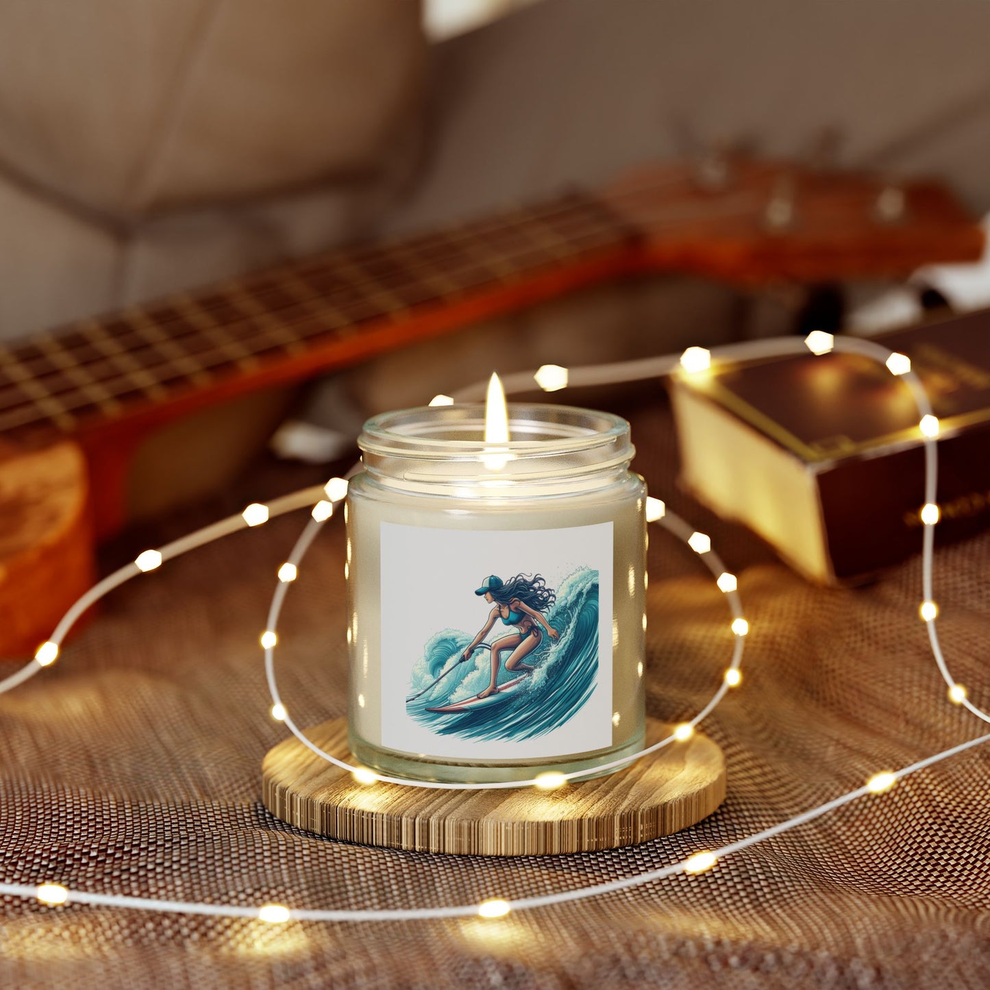 Scented Candles, Coconut Apricot Wax (4oz, 9oz)