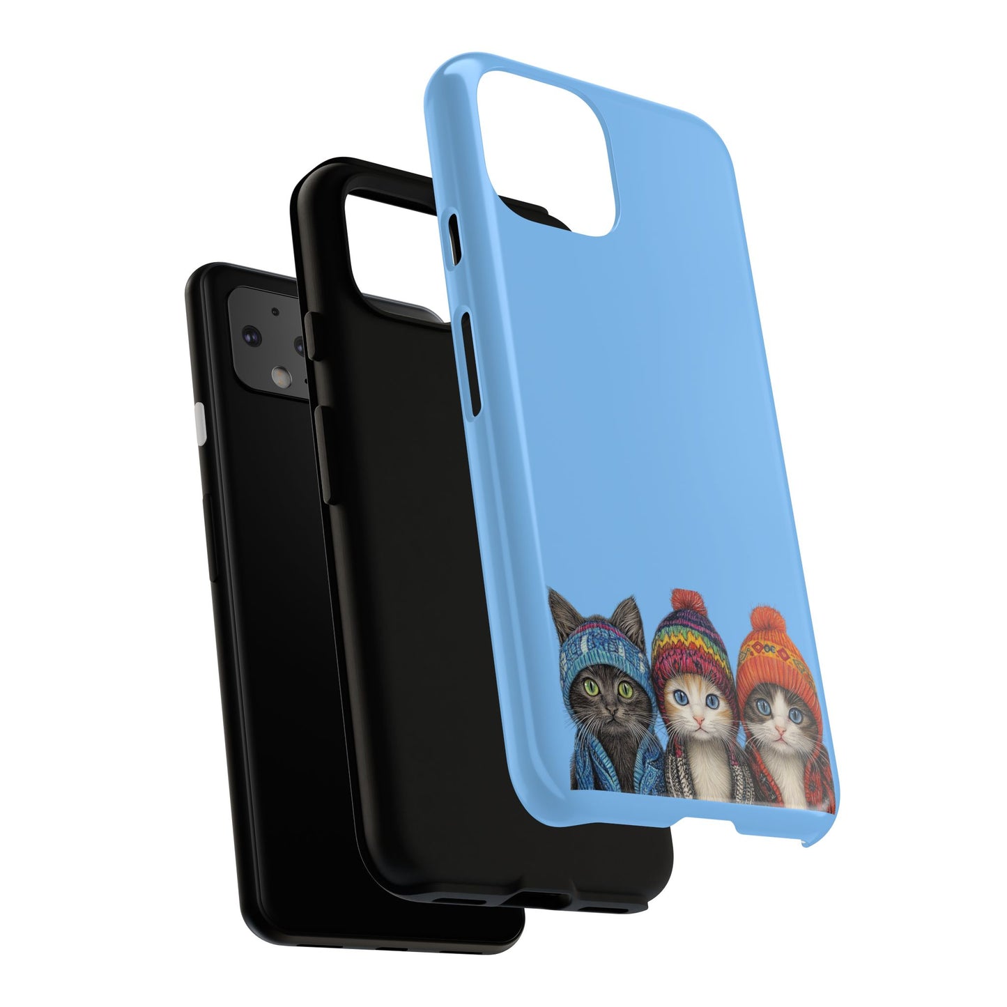 Cat-Themed Phone Case, Cute Cat Cases for Cat Lovers, Gifts for Cat Owners, Fun Cat Accessories, Holiday Present for Pet Lovers