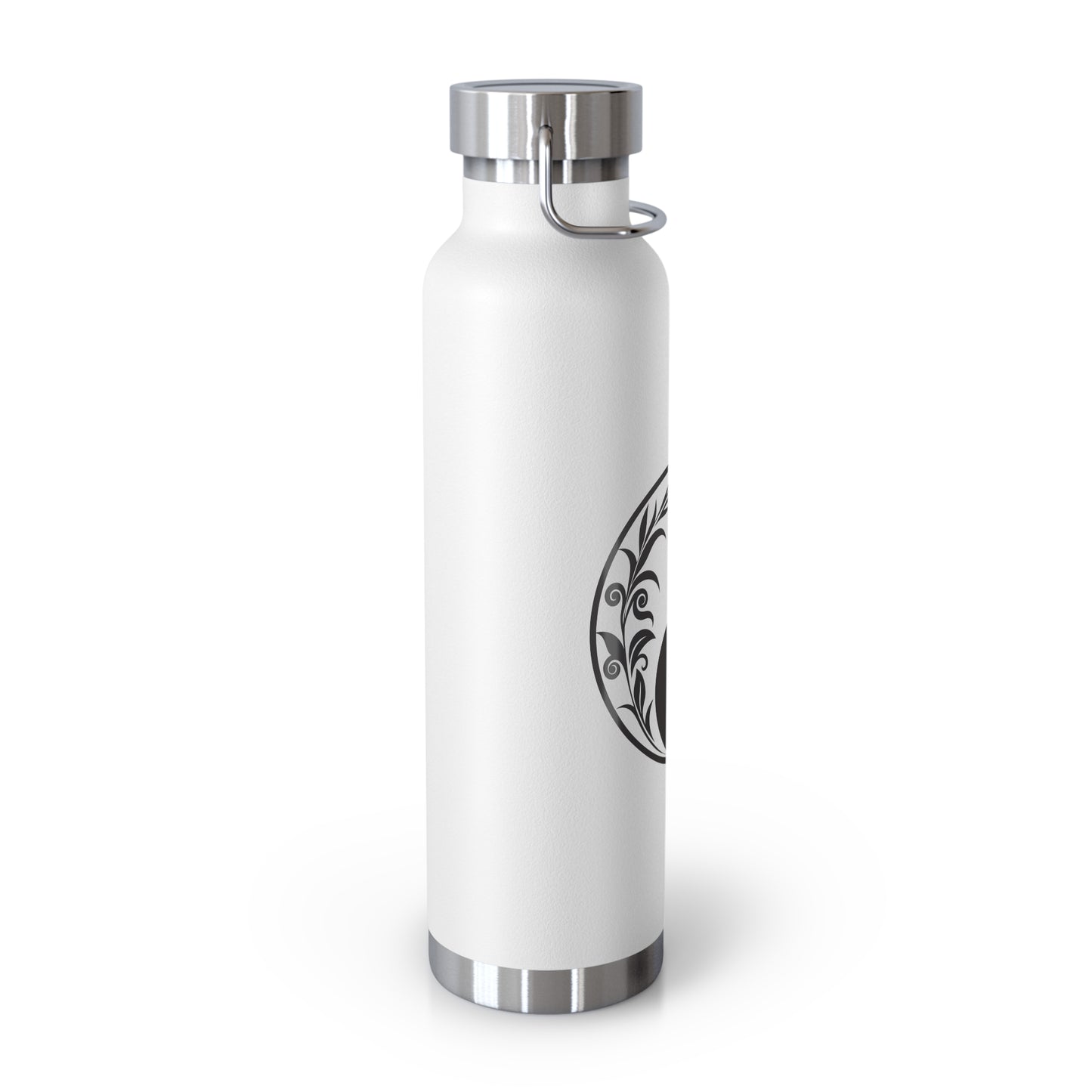 Yin Yang Insulated Water Bottle - 22oz, Stainless Steel Travel Flask, Eco-Friendly Hydration, Motivational Gift, Yoga Accessory
