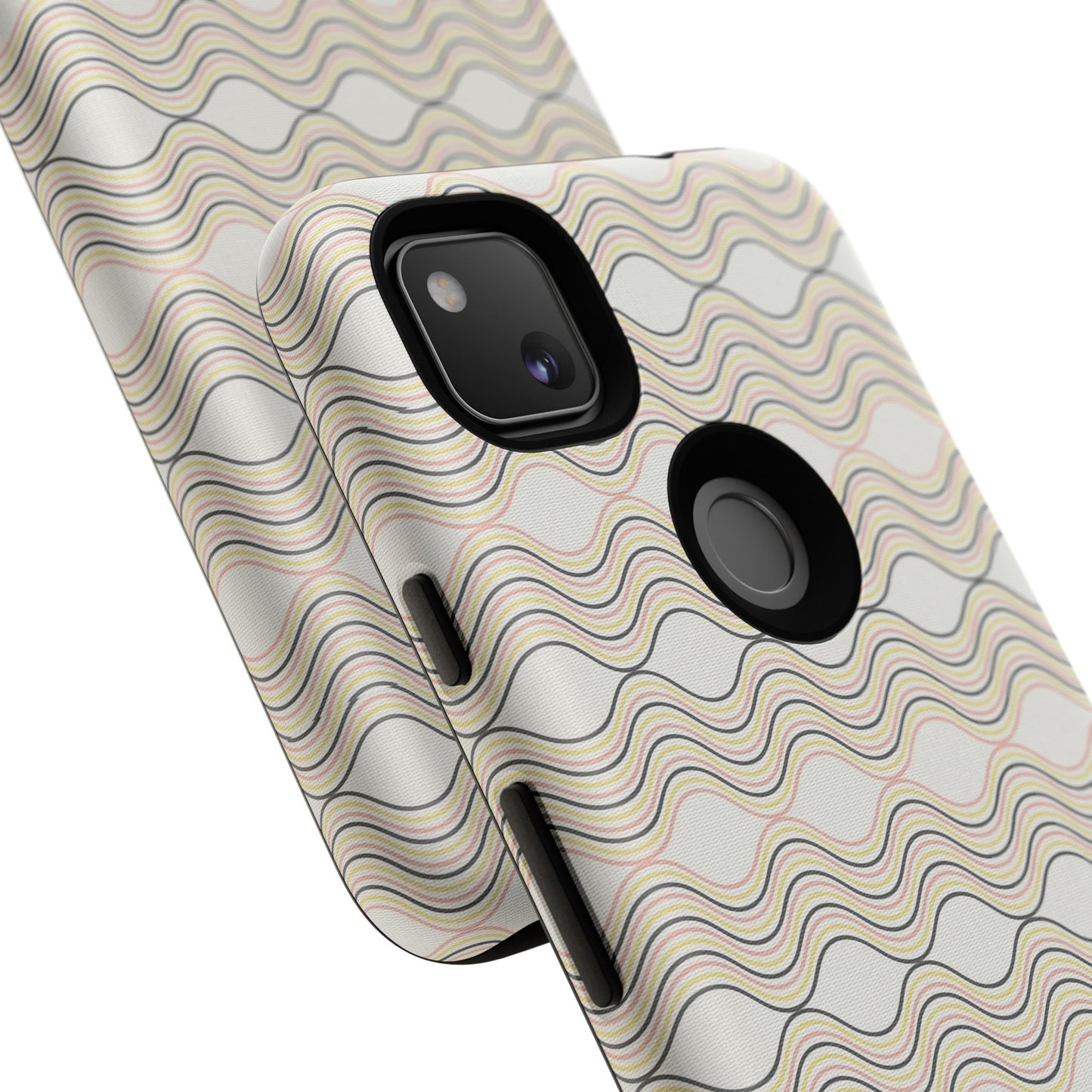 Stylish Phone Case for Tough Protection, Wavy Design, Chic Accessory, Gift for Her, Trendy Tech, Holiday Gift Idea