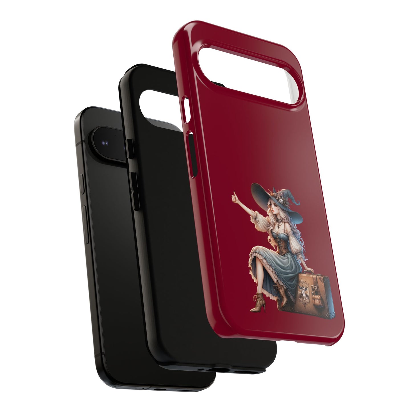 Witchy Phone Case - Magical, Durable - Halloween Gift, Cosplay Accessory, Cute Witch Design