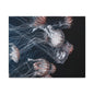 Jellyfish Swarm Matte Stretched Canvas