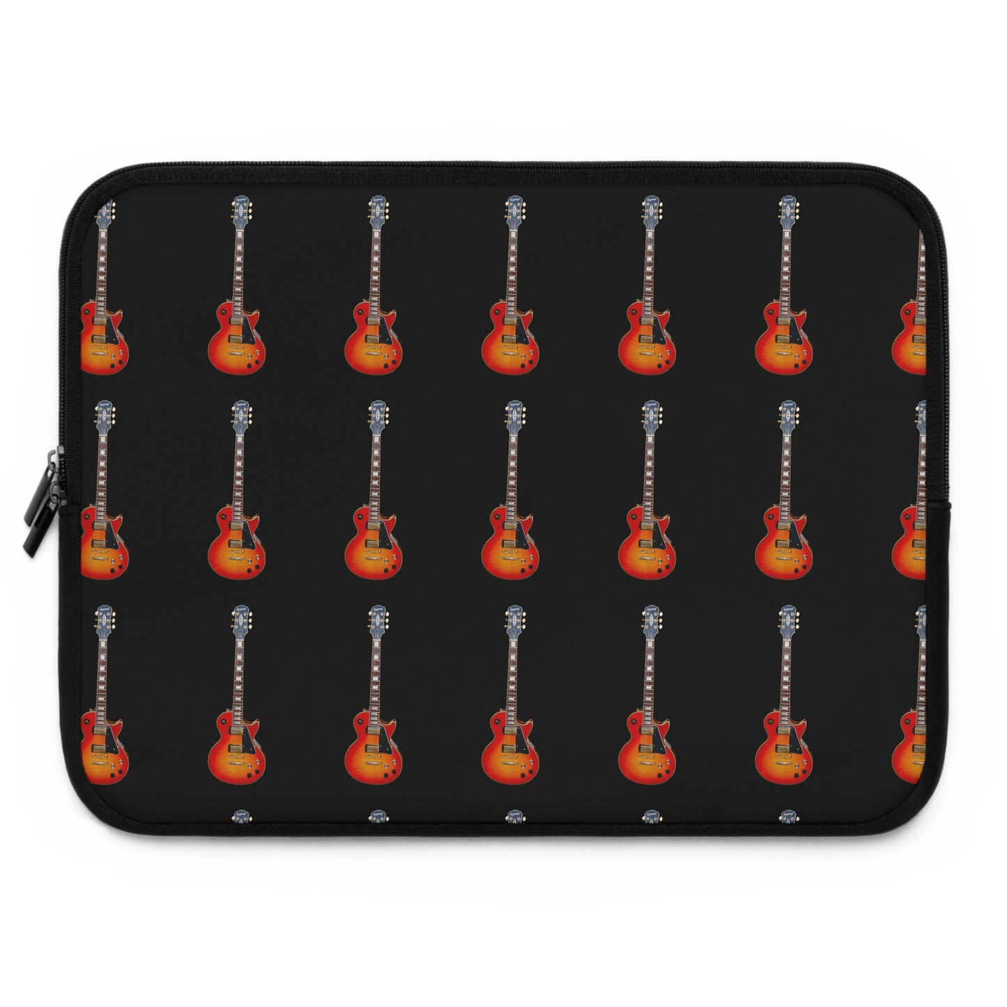 Guitar Pattern Laptop Sleeve | Music Lover Gift, Tech Organizer, Unique Laptop Case, Geek Gift, Rock Music Accessory