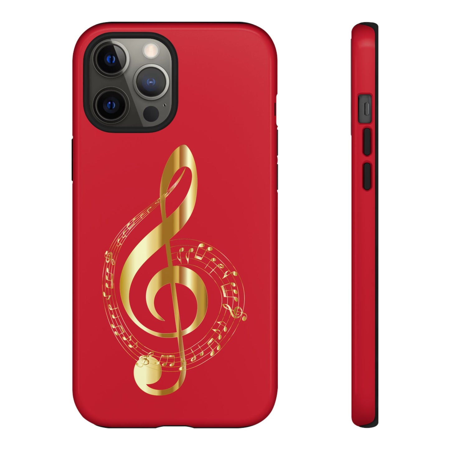 Tough Cases - Red Musical Note