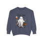 Spooky Ghost Sweatshirt | Trick or Treat Apparel, Halloween Gift, Cozy Unisex Top, Fall Fashion, Casual Wear