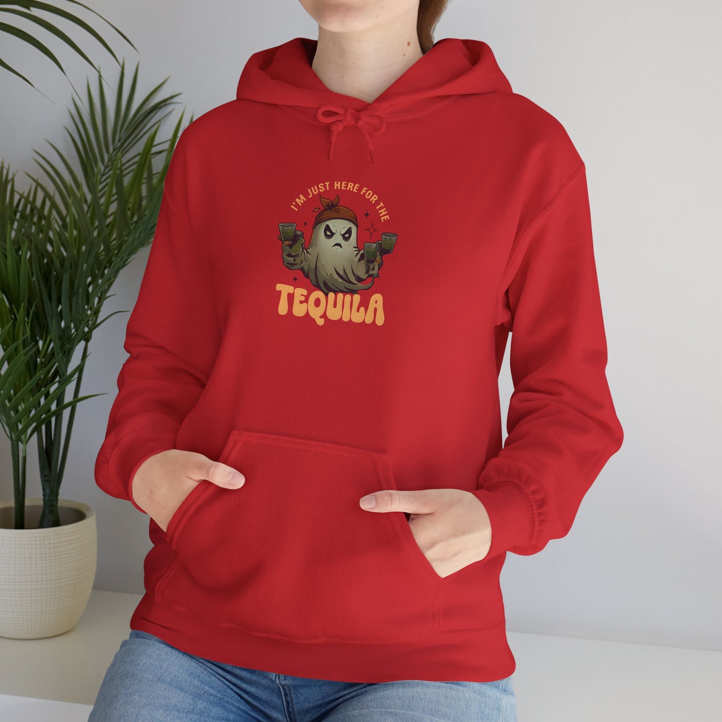 Unisex Heavy Blend™ Hooded Sweatshirt Only here for the Tequila