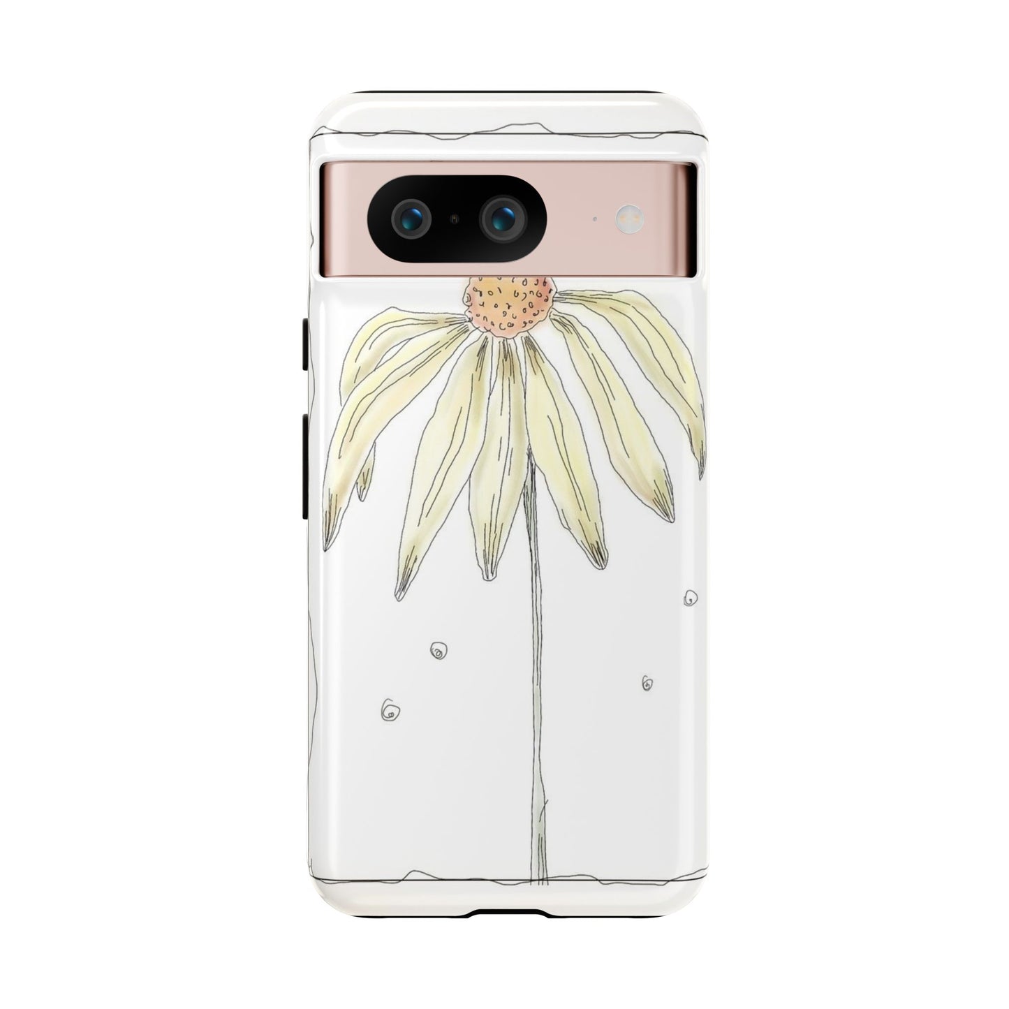 Flower Phone Case with Delicate Design, Tough Phone Cover, Nature Lover Gift, Floral Tech Accessory, Stylish Phone Protection