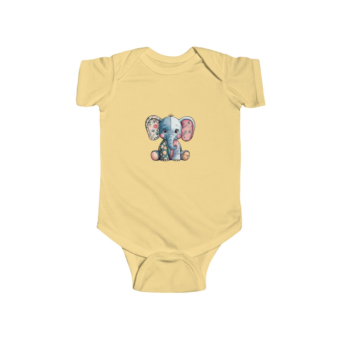 Adorable Baby Elephant Bodysuit, Cute Infant Onesie, Baby Shower Gift, Toddler Apparel, Nursery Birthday Outfit, Animal Lover Clothing