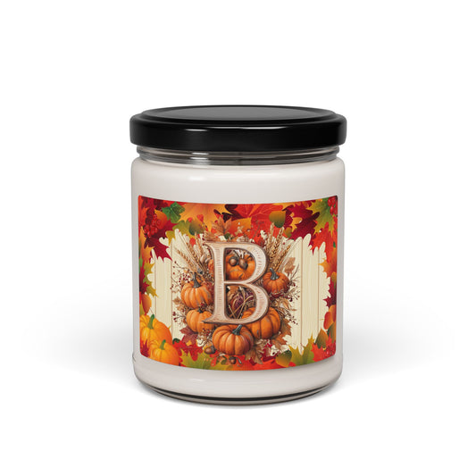 Scented Soy Candle, 9oz - Letter B