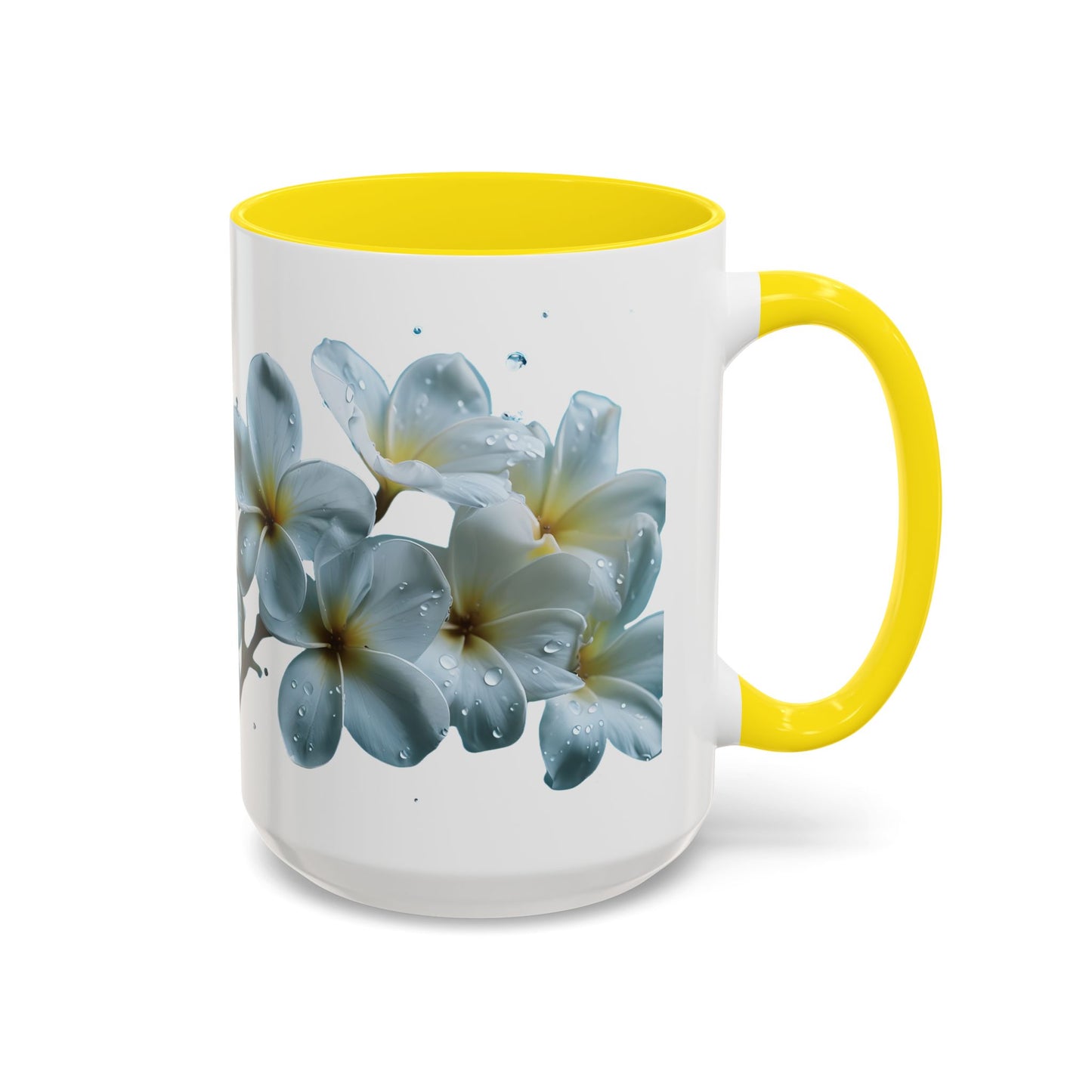Floral Accent Coffee Mug