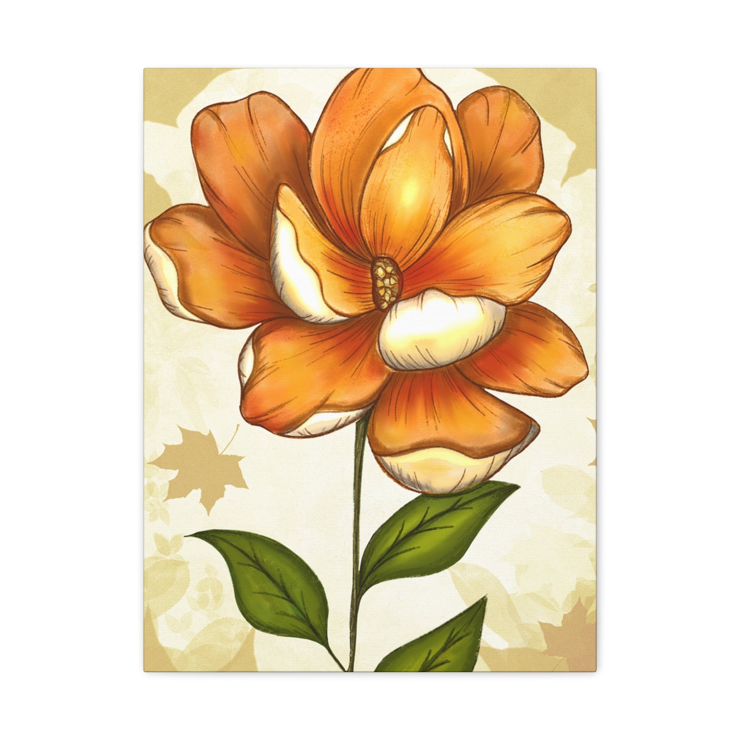 Copy of Matte Canvas, Stretched, 1.25" Tulips Pink and Purple Flowers