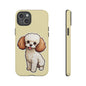 Cute Dog Phone Case, Pet Lover Gift, Custom Phone Cover, Cartoon Dog Case, Durable Phone Accessory