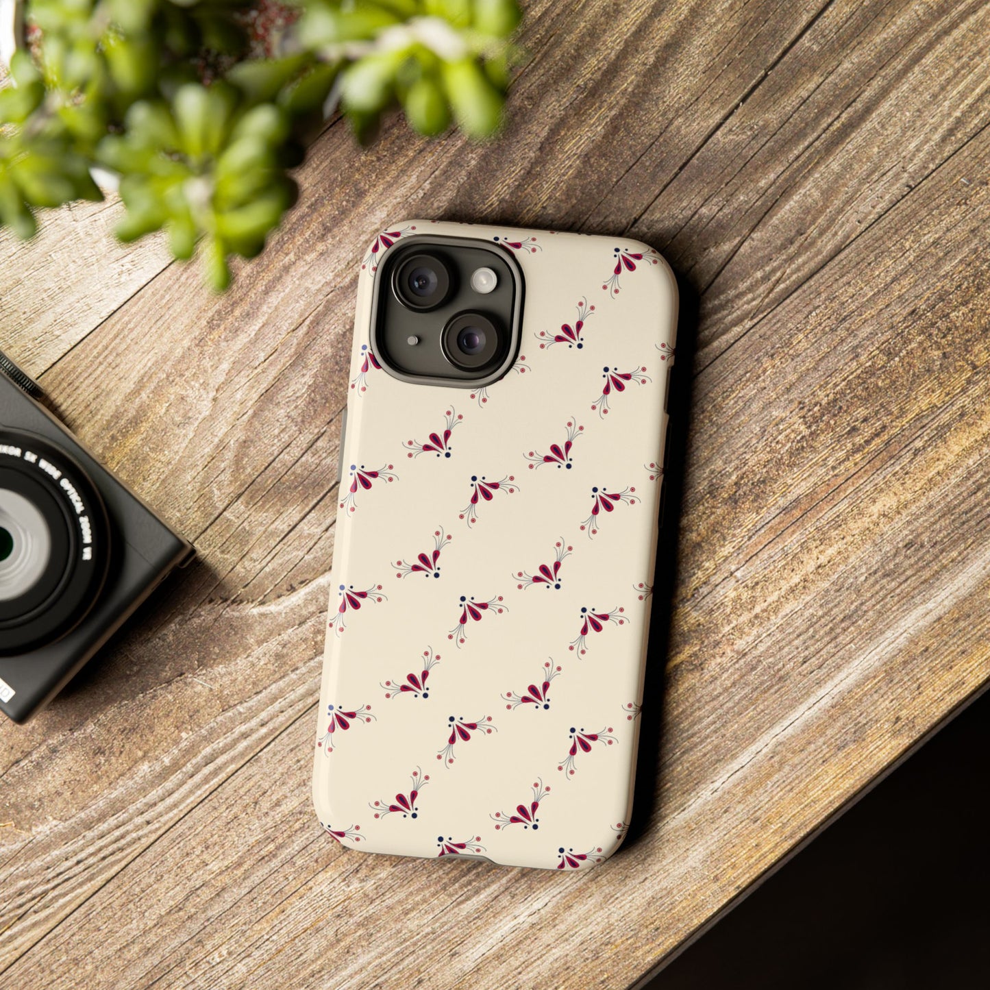 Tough Cases - Floral Design Phone Case, Stylish Protective Cover, Gift for Her, Trendy Smartphone Accessory, Floral iPhone Case, [...]