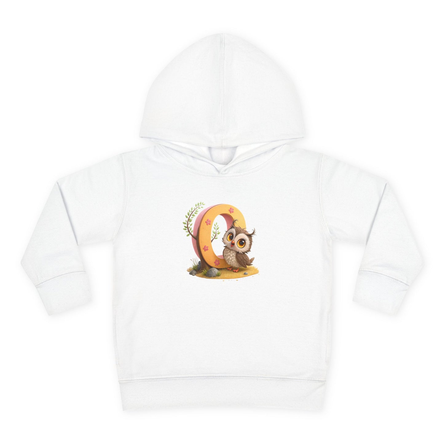 Adorable Toddler Owl Pullover Fleece Hoodie, Cute Kids Hoodie, Owl Design, Cozy Toddler Apparel, Perfect for Gifts and Playtime