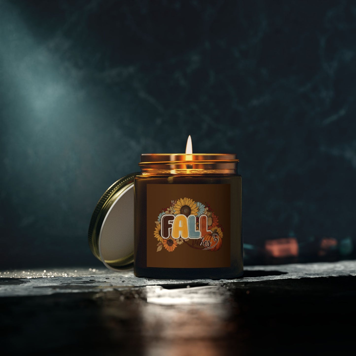 Fall Scented Candles - Coconut Apricot Wax, Cozy Home Décor, Seasonal Gifts, Autumn Scents, Relaxation, Aromatherapy