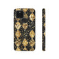 Elegant Gold & Black Phone Case for Tough Protection