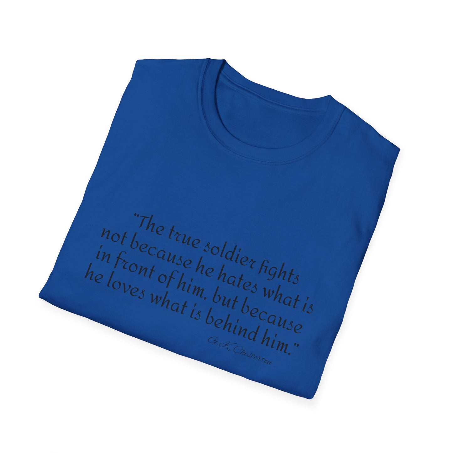 Inspirational Unisex T-Shirt, Gift for Soldiers