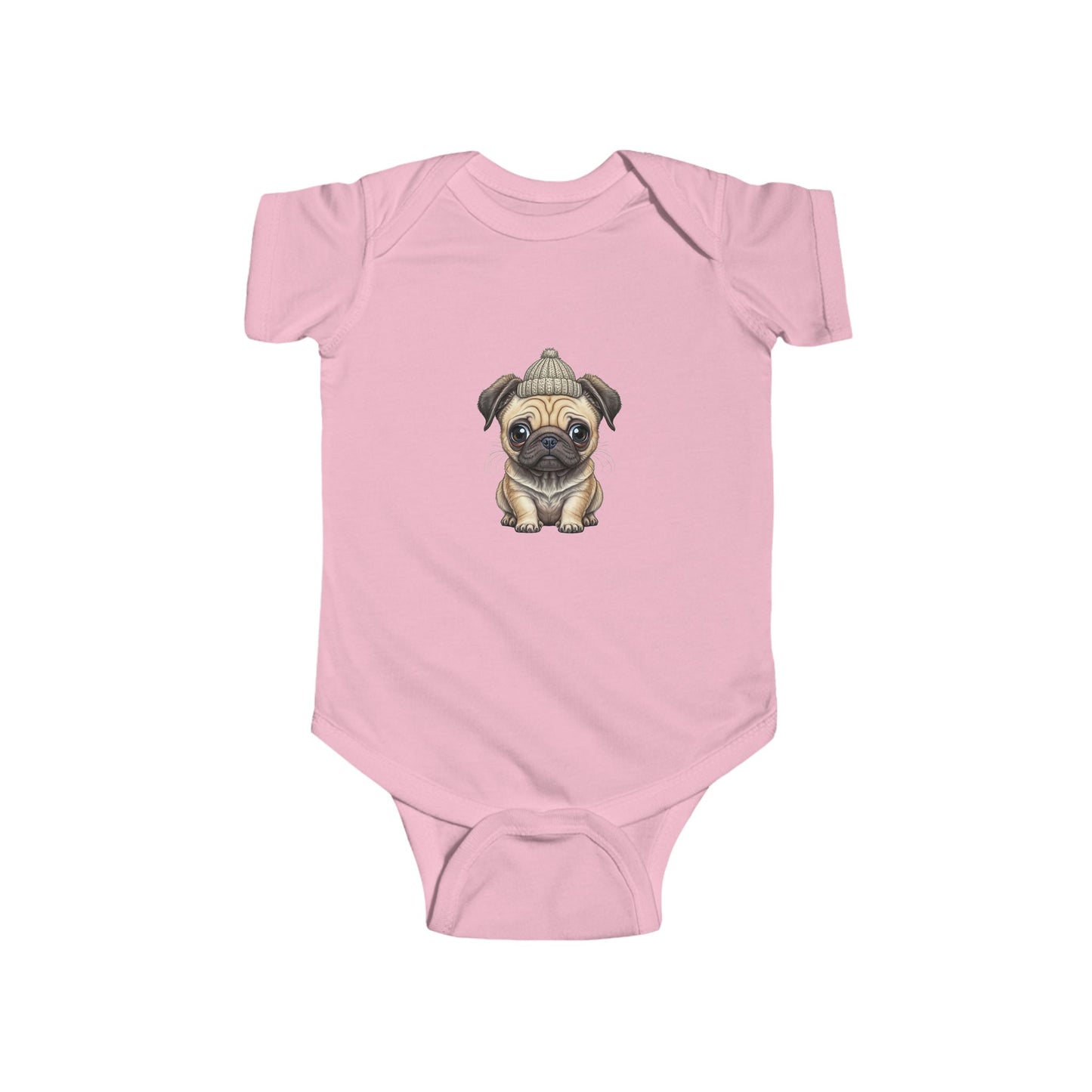 Cute Pug Infant Bodysuit, Baby Shower Gift, Newborn Outfit, Dog Lover Apparel, Funny Baby Clothes