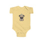 Cute Pug Infant Bodysuit, Baby Shower Gift, Newborn Outfit, Dog Lover Apparel, Funny Baby Clothes