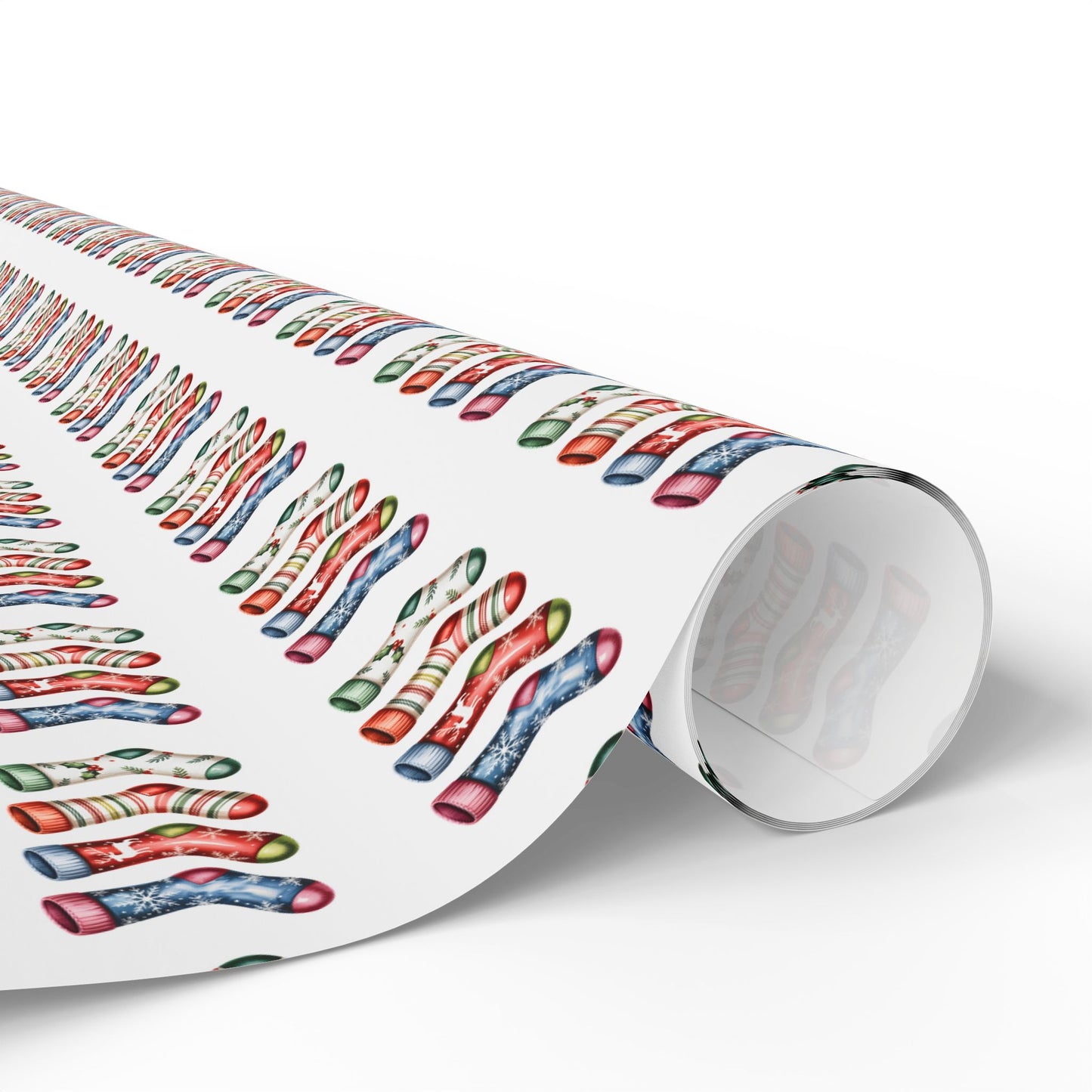 Holiday Candy Cane Pattern Wrapping Paper Roll — Festive Gift Wrap for Christmas & Seasonal Gifts