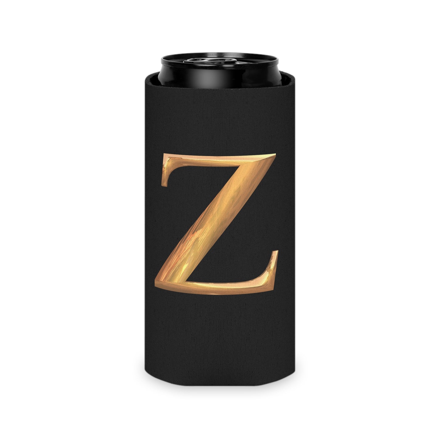 Custom Monogrammed "Z" Can Cooler, Personalized Drink Holder, Wedding Favors, Birthday Gifts, BBQ Accessories, Outdoor Events