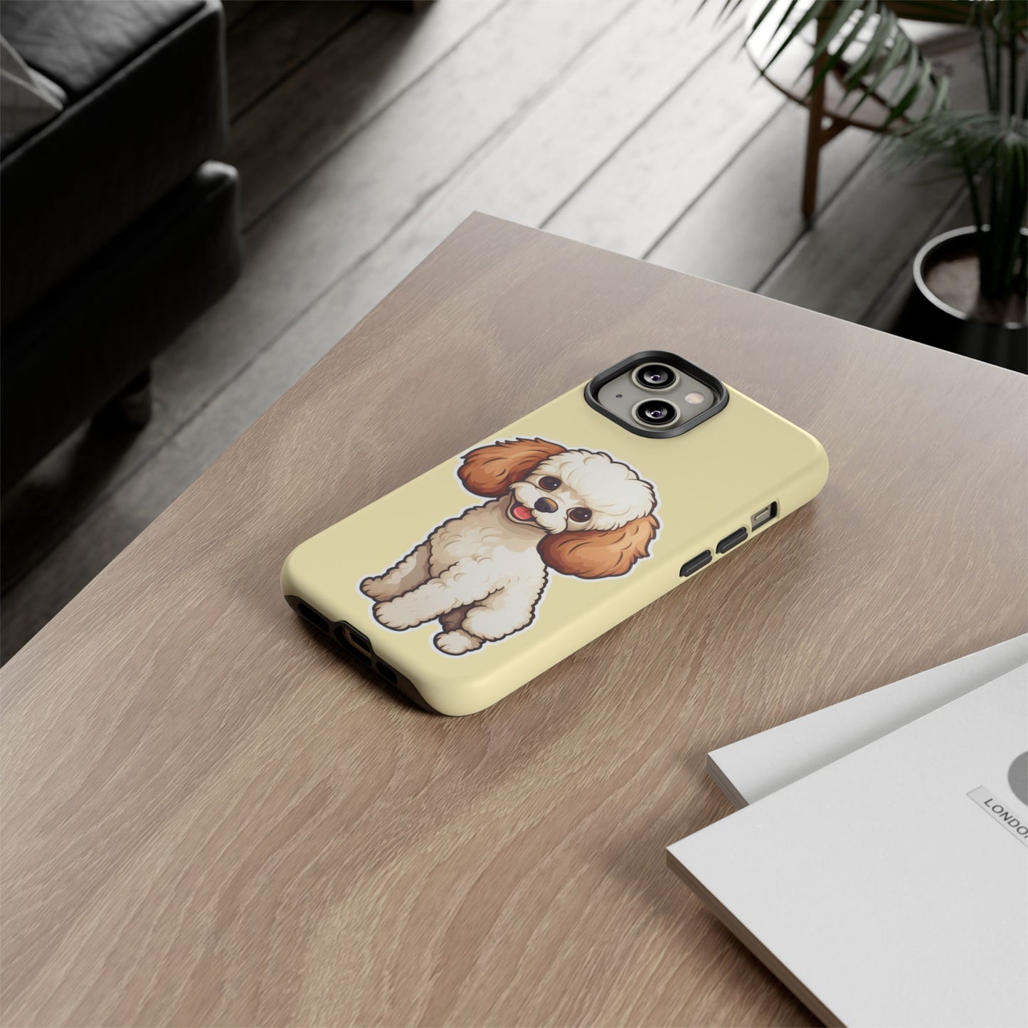 Cute Dog Phone Case, Pet Lover Gift, Custom Phone Cover, Cartoon Dog Case, Durable Phone Accessory