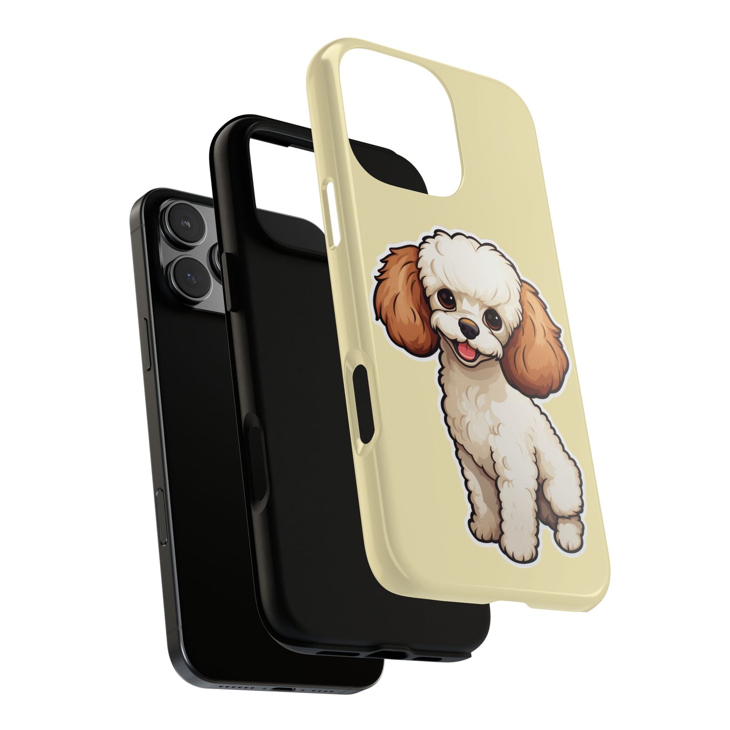 Cute Dog Phone Case, Pet Lover Gift, Custom Phone Cover, Cartoon Dog Case, Durable Phone Accessory