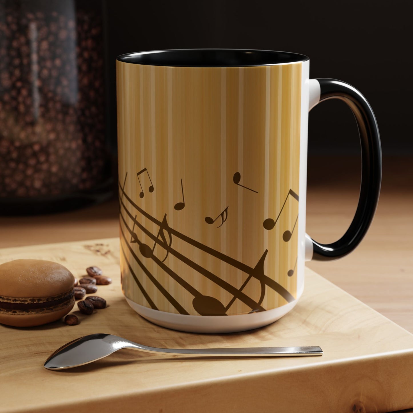 Musical Note Coffee Mug - Perfect Gift for Musicians, Coffee Lovers, Music Teachers, Birthdays, Housewarming