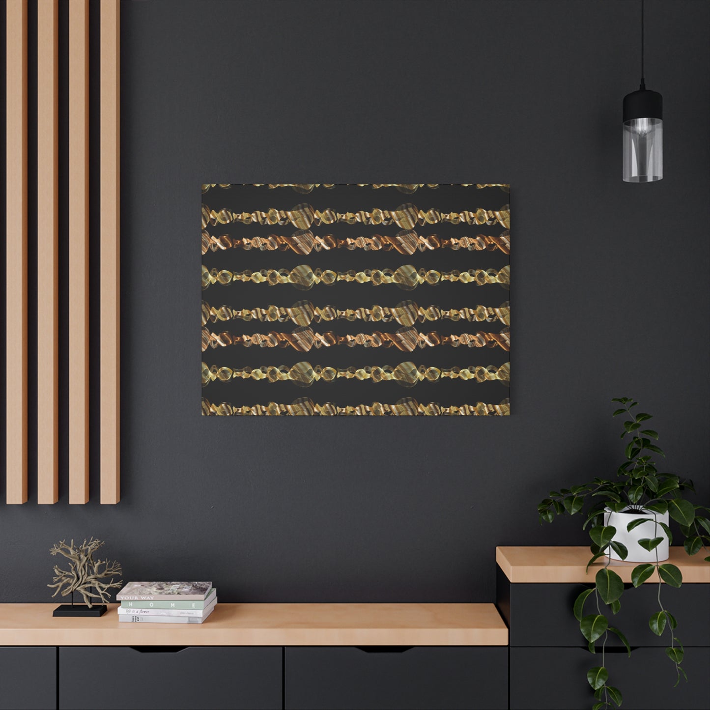 Artistic Canvas Gold and Black