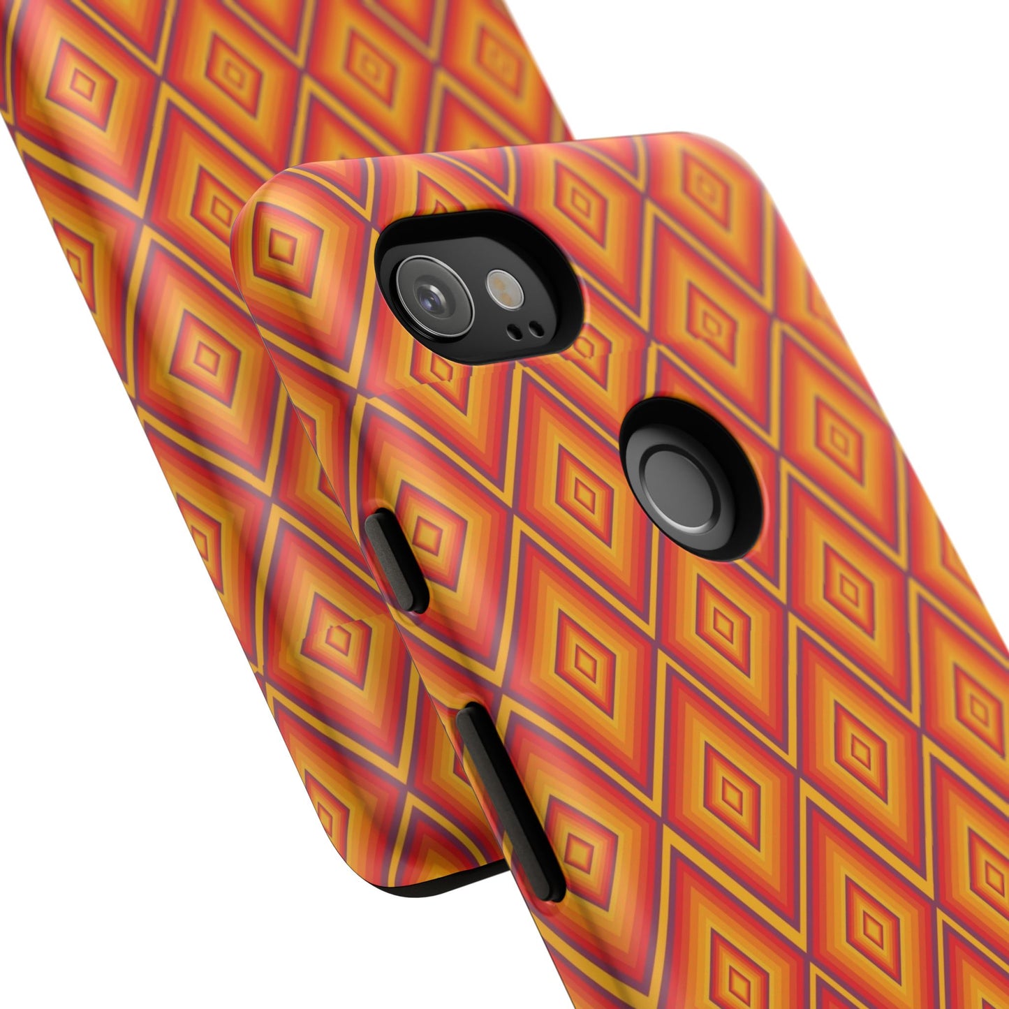 Geometric Phone Case, Tough Cases for Protection, Stylish Smartphone Cover, Vibrant Patterned Phone Accessory, Unique Gift Idea, [...]