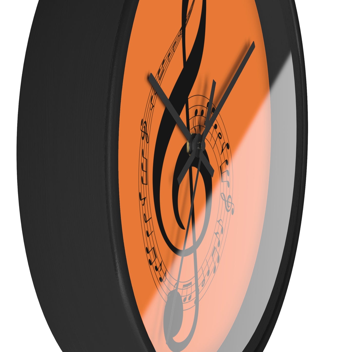 Musical Notes Wall Clock, Perfect Gift for Musicians, Music Lovers, Home Décor
