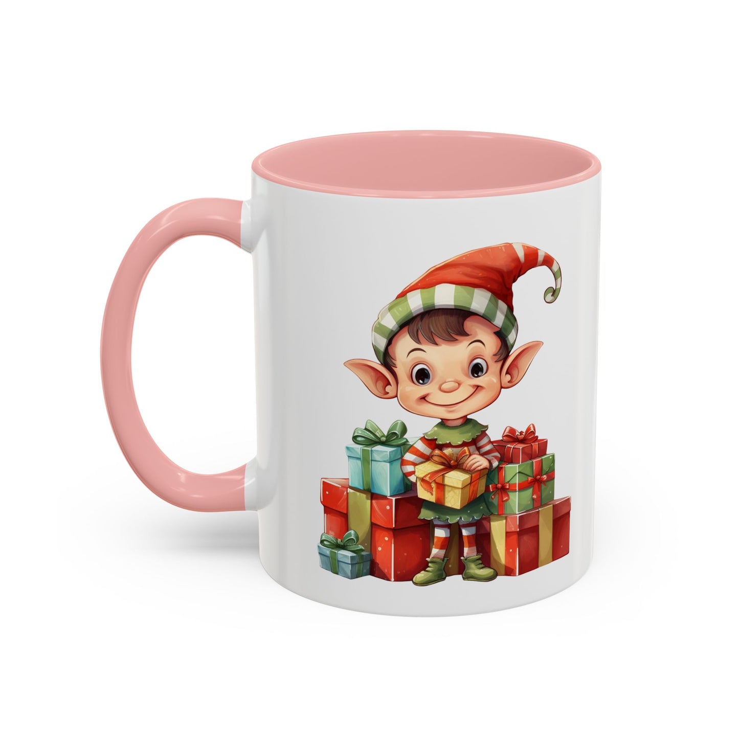 Holiday Elf Coffee Mug - Festive Gift Mug, Christmas Decor, Cute Elf Mug, Coffee Lover Gift, Winter Holiday Drinkware